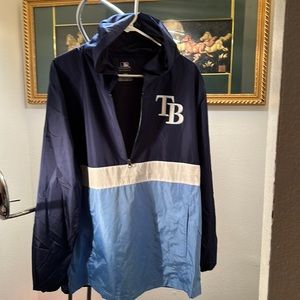 Tampa bay rays brand new never worn authentic rain coat